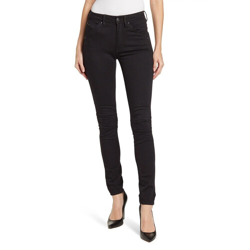 G-STAR RAW 5622 High Skinny Jeans In Rinsed Black 280$ Size 29 fits smaller